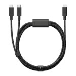Native Union Belt Cable 2-in-1 USB-C to USB-C & USB-C Cable - Black 2 Native Union Belt Cable 2-in-1 USB-C to USB-C & USB-C Cable - Black 2