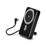 iLive Powered Wireless 10K Power Bank with USB-C and Stand - Black - Alternate iLive Powered Wireless 10K Power Bank with USB-C and Stand - Black - Alternate