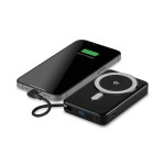 iLive Powered Wireless 10K Power Bank with USB-C and Stand - Black - Alternate iLive Powered Wireless 10K Power Bank with USB-C and Stand - Black - Alternate