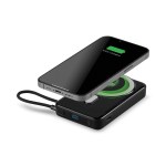 iLive Powered Wireless 10K Power Bank with USB-C and Stand - Black - Alternate iLive Powered Wireless 10K Power Bank with USB-C and Stand - Black - Alternate