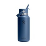 Hydro Flask Wide Flex Straw Cap Bottle 32 Oz. - Harbor Blue - Alternate Hydro Flask Wide Flex Straw Cap Bottle 32 Oz. - Harbor Blue - Alternate