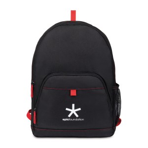 Repeat Recycled Poly Backpack - Red 1 Repeat Recycled Poly Backpack - Red 1