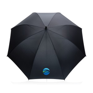 30" Impact AWARE™ RPET 190T Storm Proof Umbrella - Black 1 30" Impact AWARE™ RPET 190T Storm Proof Umbrella - Black 1