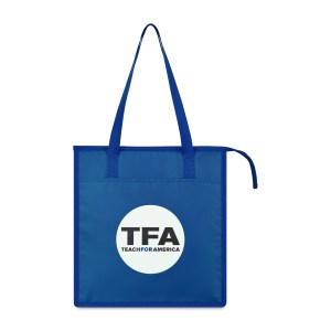 Arlo Recycled rPET Insulated Grocery Shopper - Royal Blue 1 Arlo Recycled rPET Insulated Grocery Shopper - Royal Blue 1