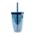 Cool Gear Oasis Straw Bottle - 14 Oz. - Elemental Blue - Alternate Cool Gear Oasis Straw Bottle - 14 Oz. - Elemental Blue - Alternate