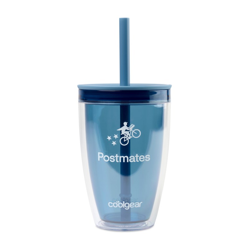 Cool GearĀ® Oasis Straw Bottle - 14 Oz. - Elemental Blue 1 Cool GearĀ® Oasis Straw Bottle - 14 Oz. - Elemental Blue 1