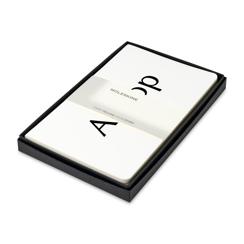 Moleskine Large Volant Gift Set - White 1 Moleskine Large Volant Gift Set - White 1