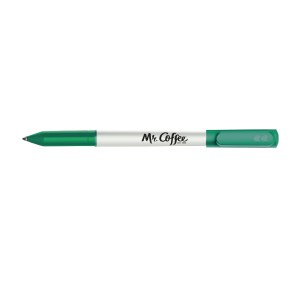 Paper Mate® Write Bros Stick Pen White Barrel - Black Ink - Green 1 Paper Mate® Write Bros Stick Pen White Barrel - Black Ink - Green 1