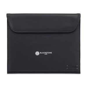 Travis & Wells Lennox Recycled Nylon Padfolio - Black 1 Travis & Wells Lennox Recycled Nylon Padfolio - Black 1