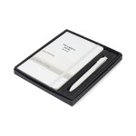 Moleskine® Medium Notebook and GO Pen Gift Set - White 1 Moleskine® Medium Notebook and GO Pen Gift Set - White 1