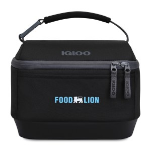 Igloo Day Chiller Recycled Poly Lunch Bag Cooler - Black 1 Igloo Day Chiller Recycled Poly Lunch Bag Cooler - Black 1