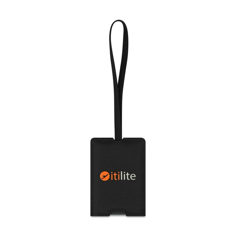 Venture Out Recycled rPET Luggage Tag - Black 1 Venture Out Recycled rPET Luggage Tag - Black 1