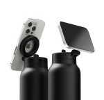 RINGO Pro Water Bottle with Magnetic Booster Ring - 24 Oz. - Black - Alternate RINGO Pro Water Bottle with Magnetic Booster Ring - 24 Oz. - Black - Alternate