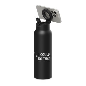 RINGO Pro Water Bottle with Magnetic Booster Ring - 24 Oz. - Black 1 RINGO Pro Water Bottle with Magnetic Booster Ring - 24 Oz. - Black 1