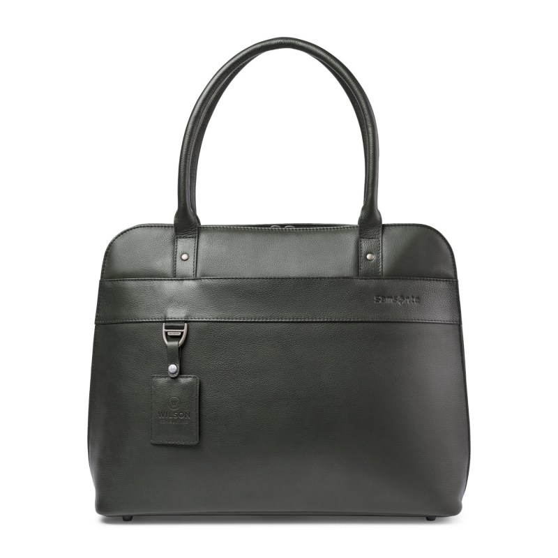 Samsonite Leather Laptop Tote - Black 1 Samsonite Leather Laptop Tote - Black 1
