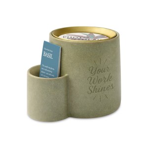 Modern Sprout Ember Earth Candle + Planter - Pebble- Photosynthesis 1 Modern Sprout Ember Earth Candle + Planter - Pebble- Photosynthesis 1