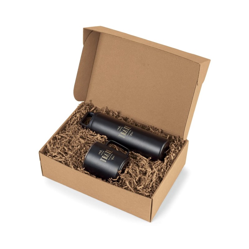 MiiR Wide Mouth Bottle & Camp Cup Gift Set - Black Powder 1 MiiR Wide Mouth Bottle & Camp Cup Gift Set - Black Powder 1
