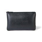 Travis & Wells® Leather Zippered Pouch - Black 1 Travis & Wells® Leather Zippered Pouch - Black 1