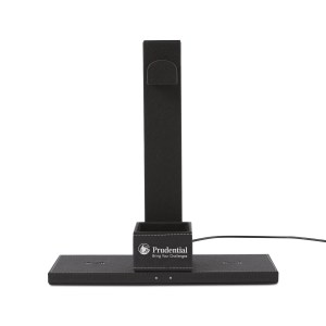 Truman Dual Wireless Charger and Headphone Stand - Black 1 Truman Dual Wireless Charger and Headphone Stand - Black 1