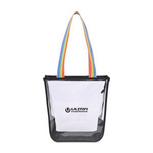 Sigma Clear Zippered Tote - Clear 1 Sigma Clear Zippered Tote - Clear 1