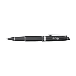 Waterman Expert Rollerball - Black - Silver Trim 1 Waterman Expert Rollerball - Black - Silver Trim 1