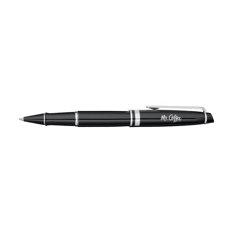 Waterman Expert Rollerball - Black - Silver Trim 1 Waterman Expert Rollerball - Black - Silver Trim 1