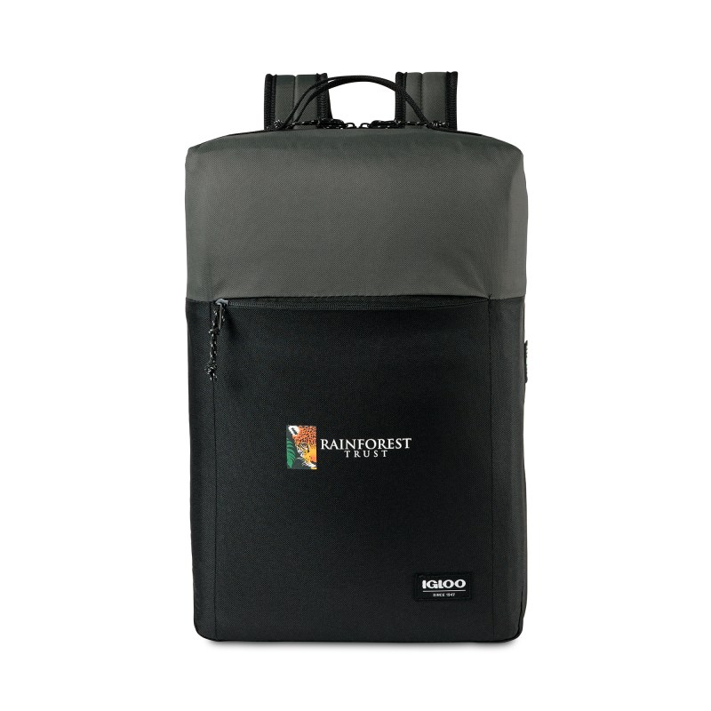Igloo® Fundamentals Lotus Backpack Cooler - Black-Dark Grey 1 Igloo® Fundamentals Lotus Backpack Cooler - Black-Dark Grey 1