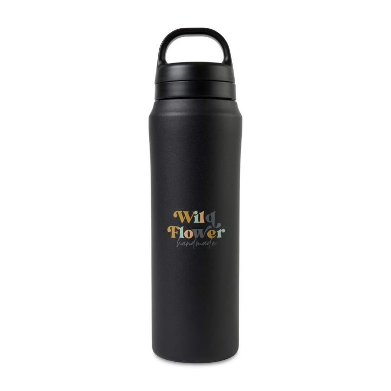 Aviana Rowan Recycled Stainless Steel Water Bottle - 16 Oz. - Black 1 Aviana Rowan Recycled Stainless Steel Water Bottle - 16 Oz. - Black 1