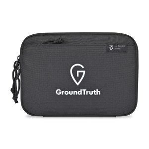 Renew AWARE™ rPET Slim Tech Organizer - Black 1 Renew AWARE™ rPET Slim Tech Organizer - Black 1