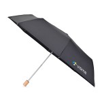 Elements 43" Recycled rPET Manual Folding Umbrella - Black 1 Elements 43" Recycled rPET Manual Folding Umbrella - Black 1