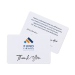 Thanks & Appreciation Greeting Card - White 1 Thanks & Appreciation Greeting Card - White 1