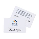 Thanks & Appreciation Greeting Card - White 2 Thanks & Appreciation Greeting Card - White 2