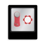 Ahead Switchfix Divot Repair Tool & Poker Chip Ball Marker Gift Set - Red-Silver 2 Ahead Switchfix Divot Repair Tool & Poker Chip Ball Marker Gift Set - Red-Silver 2