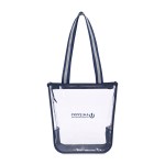 Sigma Clear Zippered Tote - Navy - Alternate Sigma Clear Zippered Tote - Navy - Alternate