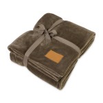Mink Ever Soft Throw Recycled Blanket - Mocha 2 Mink Ever Soft Throw Recycled Blanket - Mocha 2