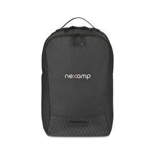 Apex Recycled rPET Laptop Backpack - Black 1 Apex Recycled rPET Laptop Backpack - Black 1