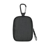 Fletcher Recycled rPET Mini Pouch Bag Charm - Black Sand - Alternate Fletcher Recycled rPET Mini Pouch Bag Charm - Black Sand - Alternate