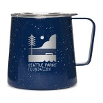 MiiR Grounded Camp Cup - 12 Oz. - Blue Speckle Gloss 1 MiiR Grounded Camp Cup - 12 Oz. - Blue Speckle Gloss 1