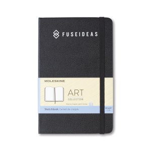 Moleskine® Hard Cover Medium Sketchbook - Black 1 Moleskine® Hard Cover Medium Sketchbook - Black 1