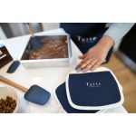 La Cuisine Potholder Hot Pad Set - Navy - Alternate La Cuisine Potholder Hot Pad Set - Navy - Alternate