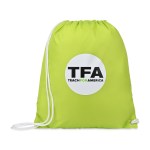 Arlo rPET Cinchpack - Lime Green 1 Arlo rPET Cinchpack - Lime Green 1