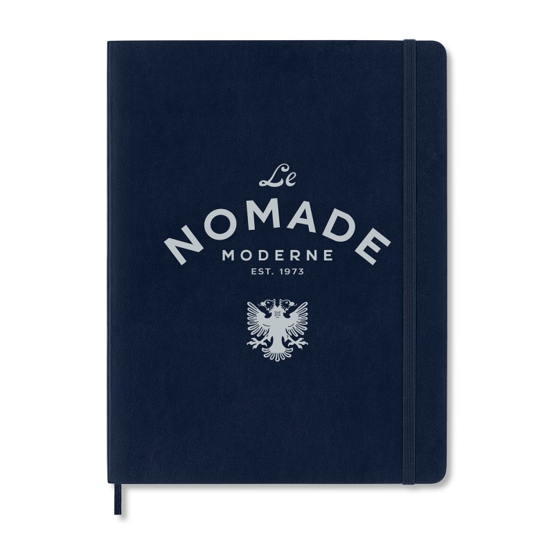 Moleskine Soft Cover Ruled X-Large Notebook - Sapphire Blue 1 Moleskine Soft Cover Ruled X-Large Notebook - Sapphire Blue 1