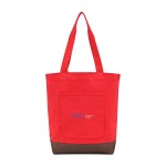 Ivy AWARE™ Recycled Cotton Tote - Crimson 1 Ivy AWARE™ Recycled Cotton Tote - Crimson 1