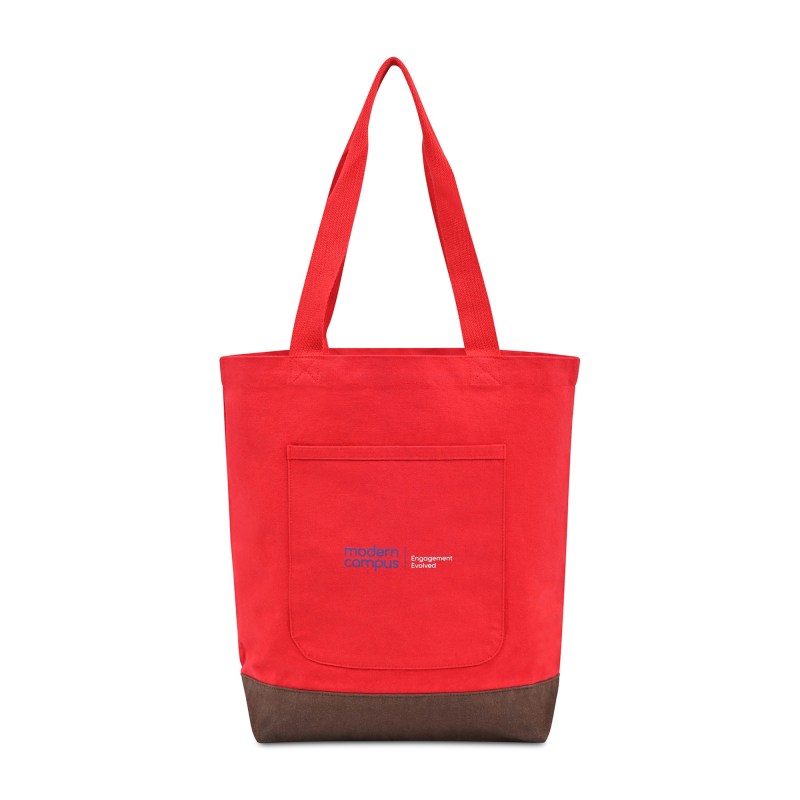 Ivy Recycled Cotton Tote - AWARE™ - Crimson 1 Ivy Recycled Cotton Tote - AWARE™ - Crimson 1