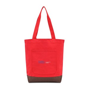 Ivy AWARE™ Recycled Cotton Tote - Crimson 1 Ivy AWARE™ Recycled Cotton Tote - Crimson 1