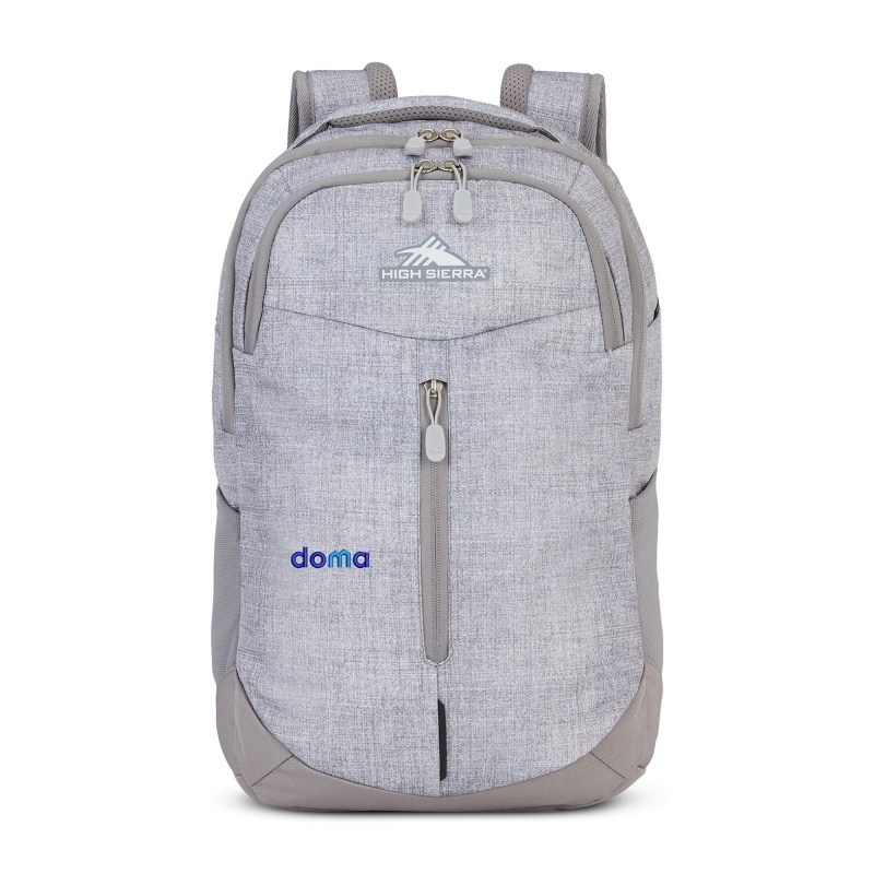 High Sierra Swerve Pro Laptop Backpack - Silver Heather 1 High Sierra Swerve Pro Laptop Backpack - Silver Heather 1