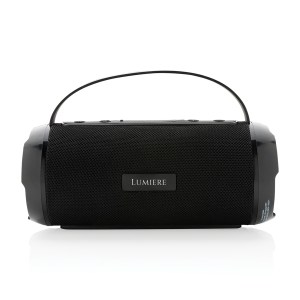 Recycled Plastic Soundboom Waterproof 6W Speaker - Black 1 Recycled Plastic Soundboom Waterproof 6W Speaker - Black 1