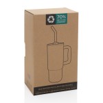 Embrace Deluxe Recycled Stainless Steel Tumbler 900ml - Black - Alternate Embrace Deluxe Recycled Stainless Steel Tumbler 900ml - Black - Alternate
