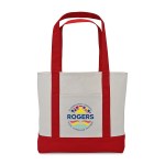 Large Canvas Tote - Red 1 Large Canvas Tote - Red 1
