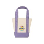Mini Canvas Tote - Pastel Purple 1 Mini Canvas Tote - Pastel Purple 1